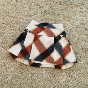 JANIE AND JACK PLAID SKIRT